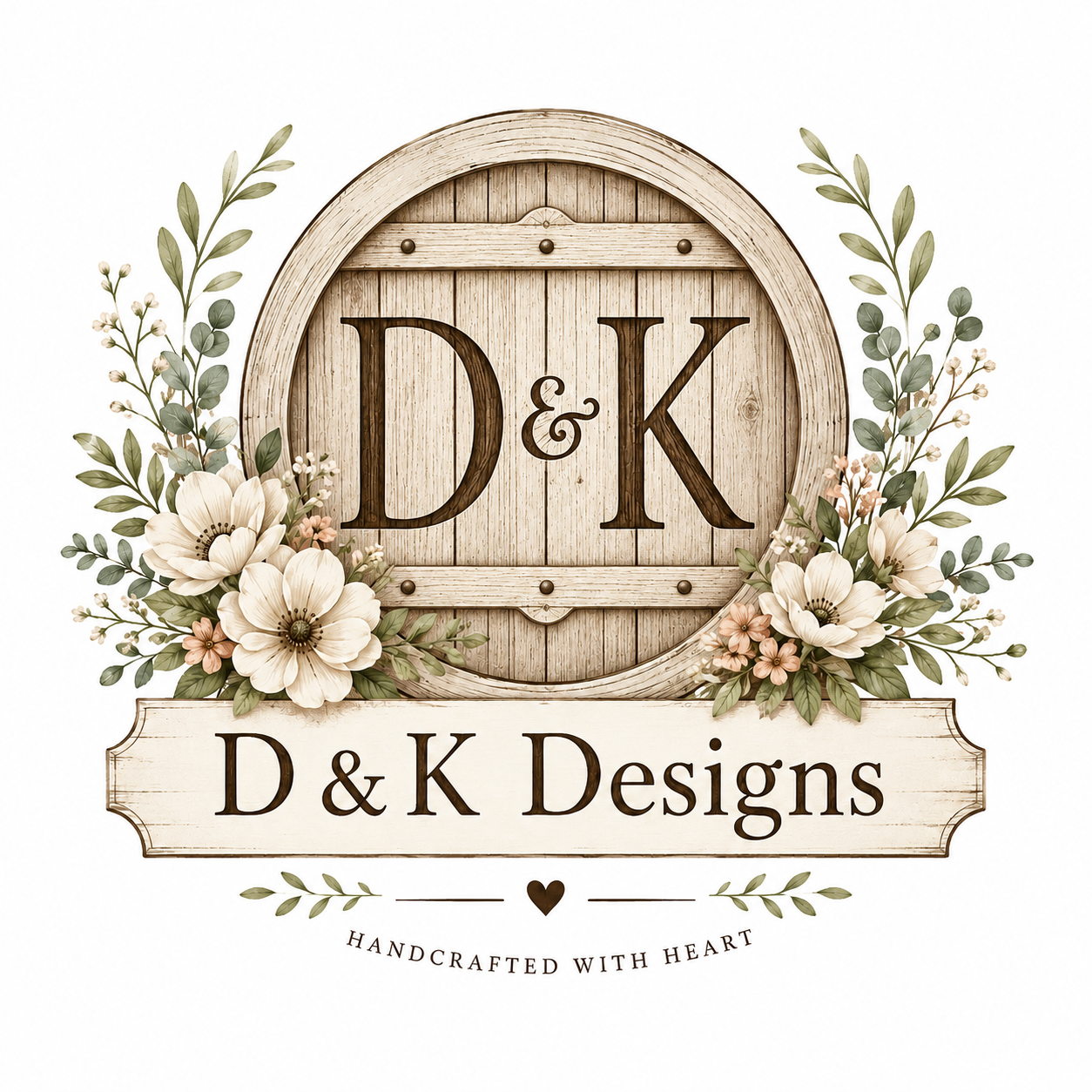 D & K Designs logo